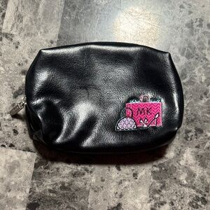 Mary Kay Black Cosmetic Bag with Pink Logo